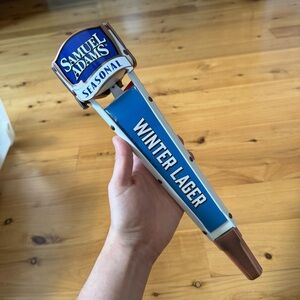 Samuel Adams Winter Lager Seasonal Tap Handle Breweriana Collectible